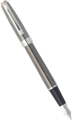 Перьевая ручка Sheaffer Prelude, Signature Engraved Gunmetal Ceramic Palladium GT (Перо F)