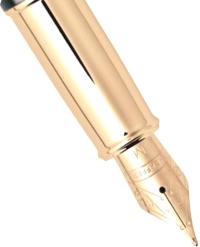 Перьевая ручка Sheaffer 100 Glossy, Black GT (Перо F)