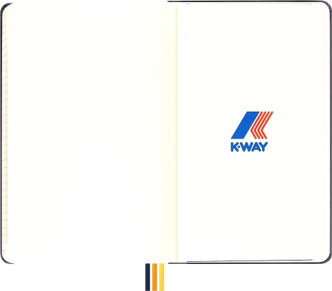  Блокнот Moleskine Limited Edition K-Way, Large 130х210 мм, обложка текстиль, 240 стр., линейка, синий