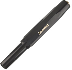  Ручка перьевая Kaweco Classic Sport, Black GT (Перо В - 1,1 мм)