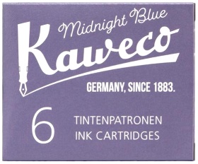  Картриджи с чернилами (6 шт) для перьевой ручки Kaweco Midnight Blue