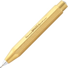  Механический карандаш Kaweco Brass Sport, Gold (грифель - 0,7 мм)