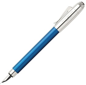  Ручка перьевая Graf von Faber-Castell Bentley, Sequin Blue СТ (Перо F)