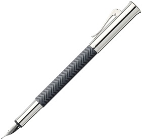 Ручка перьевая Graf von Faber-Castell Guilloche Cisele, Anthracite СТ (Перо M)