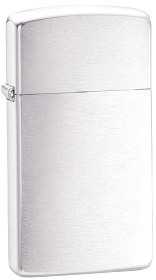  Зажигалка Zippo Slim Brushed Chrome