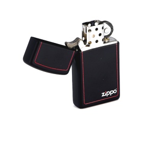  Зажигалка Zippo Slim Logo Border