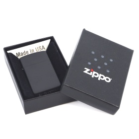  Зажигалка Zippo Slim Black Matte, Zippo