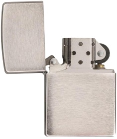  Зажигалка Zippo Armor™ c покрытием Brushed Chrome