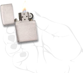  Зажигалка Zippo Armor™ c покрытием Brushed Chrome