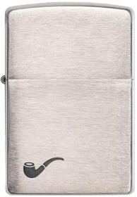  Зажигалка для трубок Zippo Pipe lighter с покрытием e Brushed Chrome