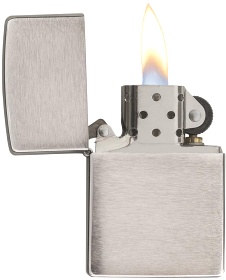  Зажигалка Zippo Classic с покрытием Brushed Chrome