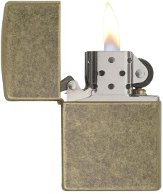  Зажигалка Zippo с покрытием Antique Brass™