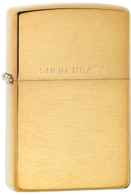  Зажигалка Zippo с покрытием Brushed Brass