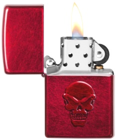  Зажигалка Zippo Doom с покрытием Candy Apple Red