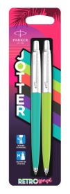 Набор Parker Jotter Originals Duo: 80s Retrowave Caribbean Blue / Apple Green CT