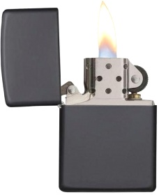  Зажигалка Zippo Classic с покрытием Black Matte