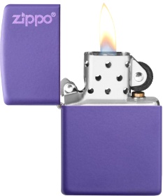  Зажигалка Zippo Classic с покрытием Purple Matte