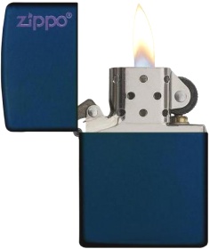  Зажигалка Zippo Classic с покрытием Navy Matte With