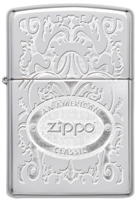  Зажигалка Zippo Gleaming Patina High Polish Chrome