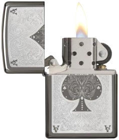  Зажигалка Zippo Classic с покрытием Black Ice ®