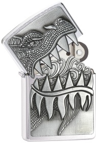  Зажигалка Zippo Classic с покрытием Brushed Chrome