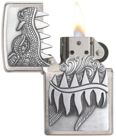  Зажигалка Zippo Classic с покрытием Brushed Chrome