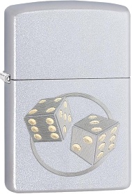  Зажигалка Zippo Classic с покрытием Satin Chrome™