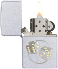  Зажигалка Zippo Classic с покрытием Satin Chrome™