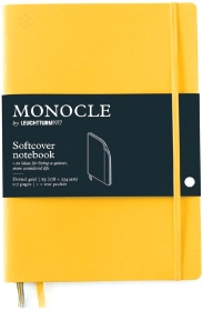  Блокнот Leuchtturm Monocle, B5, 80 г/м2, 128 стр., в точку, мягкая обложка, желтый