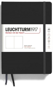  Блокнот Leuchtturm Classic, A5, 80 г/м2, 251 стр., без линовки, твердая обложка, Чернильный