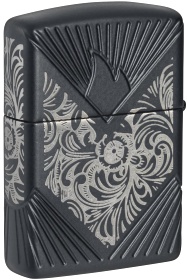  Зажигалка Zippo Armor® с покрытием Black Matte