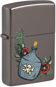  Зажигалка Zippo Moonshine Jug с покрытием Black Ice®