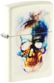  Зажигалка Zippo Skull Design с покрытием Glow In The Dark Green