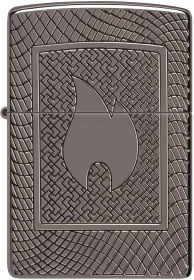  Зажигалка Zippo Armor® с покрытием Black Ice®