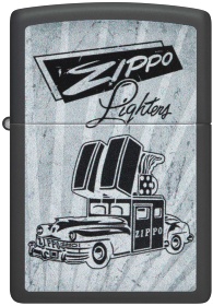  Зажигалка Zippo Car Design с покрытием Black Matte