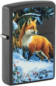  Зажигалка Zippo Linda Picken с покрытием Black Matte