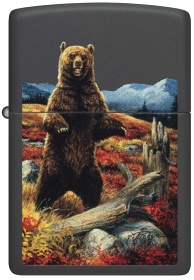  Зажигалка Zippo Linda Picken с покрытием Black Matte