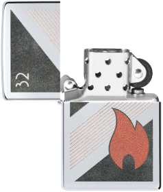  Зажигалка Zippo Vintage с покрытием High Polish Chrome