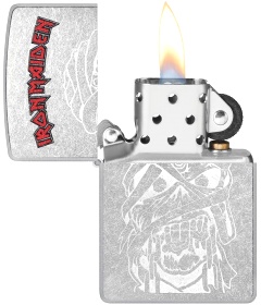  Зажигалка Zippo Iron Maiden с покрытием Street Chrome