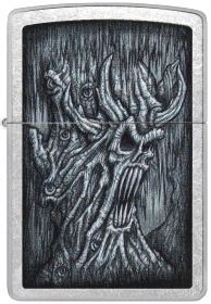  Зажигалка Zippo Evil Tree с покрытием Street Chrome