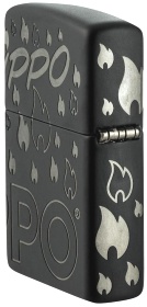  Зажигалка Zippo Classic с покрытием Black Matte