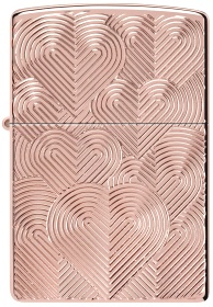  Зажигалка Zippo Armor® Hearts с покрытием Rose Gold