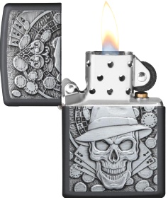  Зажигалка Zippo Classic с покрытием Black Matte