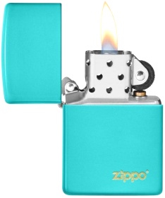  Зажигалка Zippo Classic с покрытием Flat Turquoise