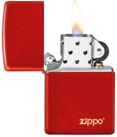  Зажигалка Zippo Classic с покрытием Metallic Red