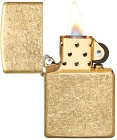  Зажигалка Zippo Classic с покрытием Tumbled Brass