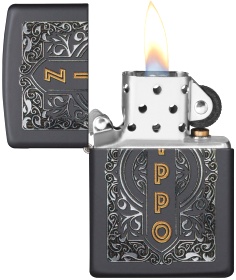  Зажигалка Zippo Classic с покрытием Black Matte