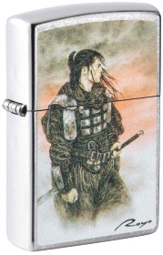  Зажигалка Zippo Luis Royo с покрытием Street Chrome