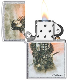  Зажигалка Zippo Luis Royo с покрытием Street Chrome