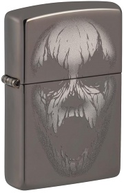  Зажигалка Zippo Screaming Monster с покрытием Black Ice®